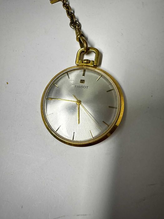 Ceas de buzunar Tissot Vintage, Gold Plated -T-