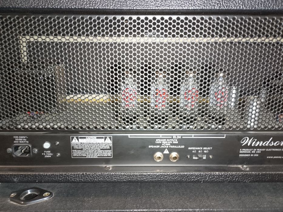 Amplificator head chitara Peavey Windsor cu lămpi KT77