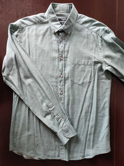 8 camasi H&M/New Yorker/LCW/TC slim fit, mar. 36-38 / S-M, bumbac, noi