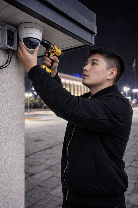 Установка видеонаблюдение