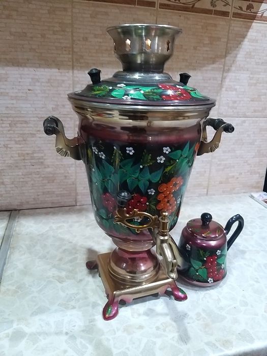 Электросамовар с росписью