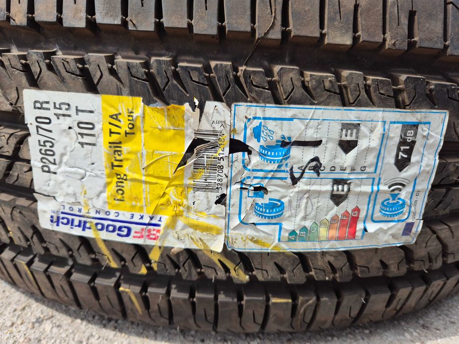 2 Anvelope M+S A/T H/T - 265/70/15 - BFGoodrich - NOU - DOT 2015 !