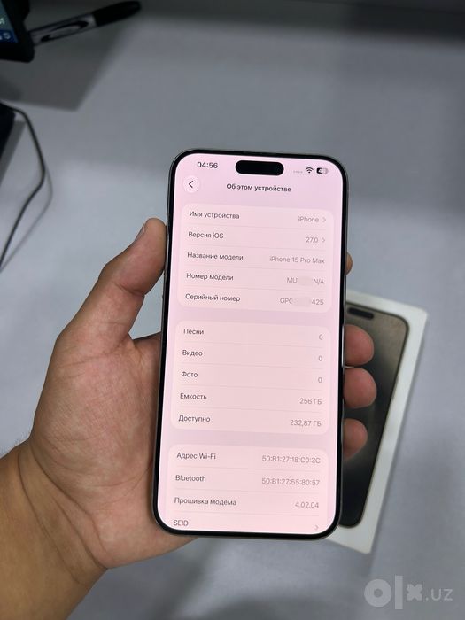 Iphone 15 Pro Max 256gb sotiladi