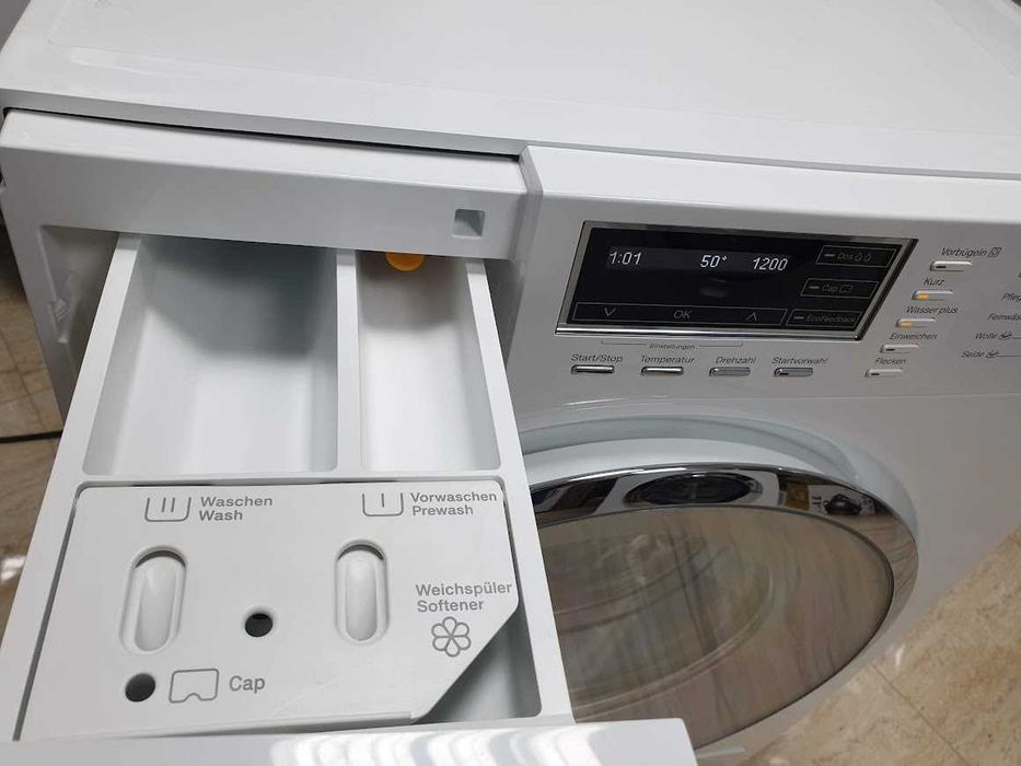 Miele W1 - TwinDos - Подсветка - Пералня Миеле 12м Гаранция
