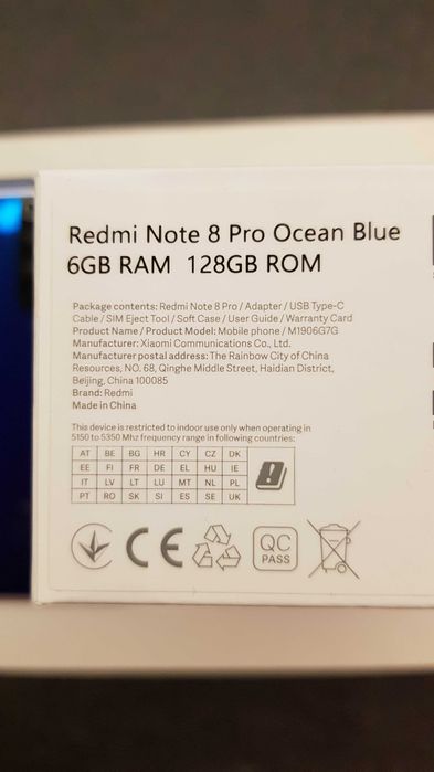 Redmi Note 8pro 6gb Ram, 128gbRom