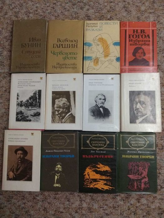 Худ. литература; Световна, руска и българска