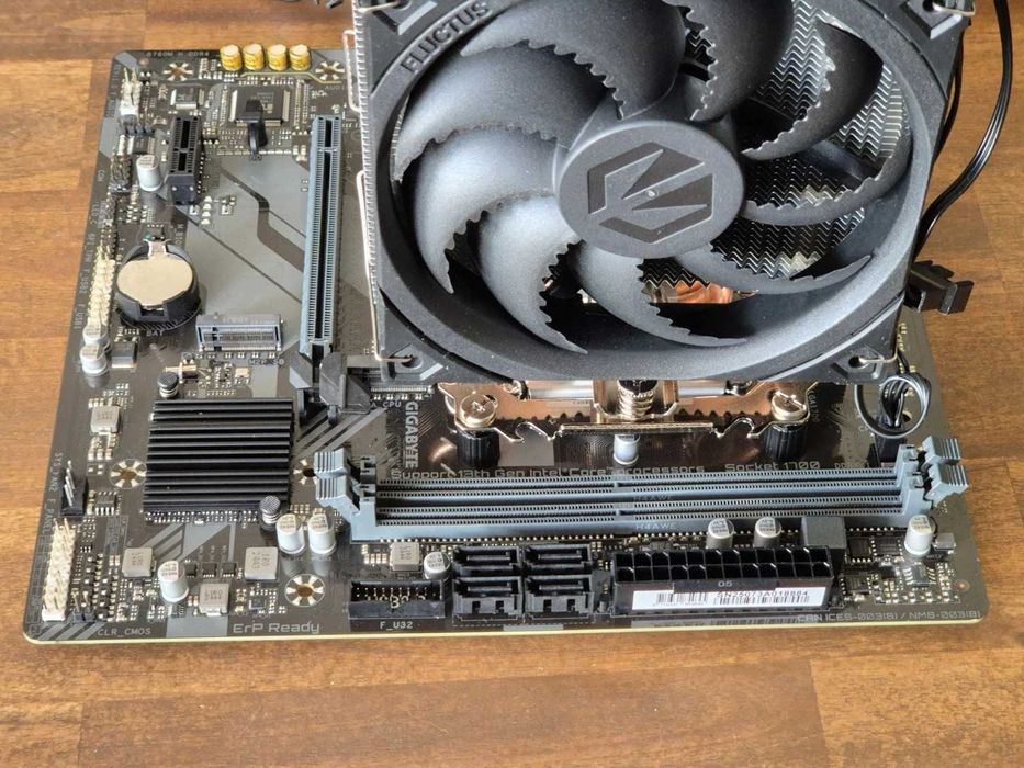 Gigabyte B760M H DDR4 + Intel Core i5-13400F 10-Core + Oхладител