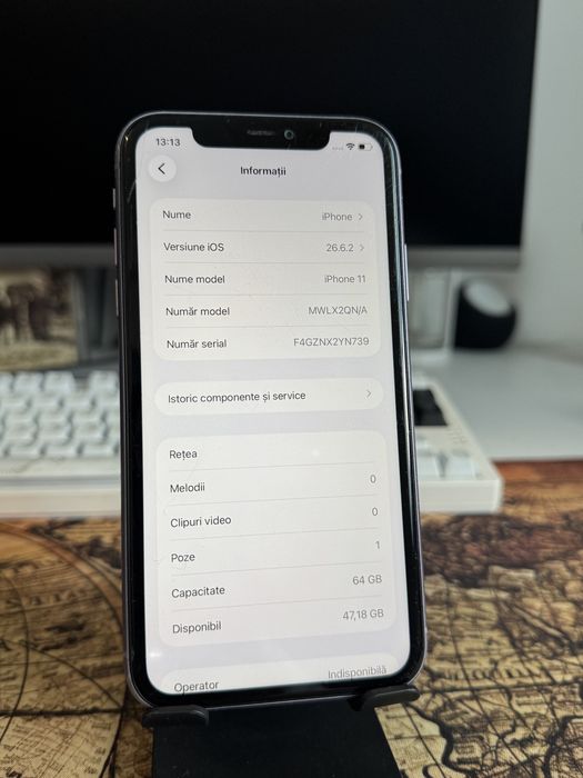 iPhone 11 64GB Purple (Mov) • Bypass • 82% Battery