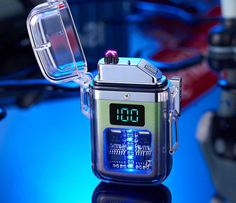 Ветроустойчива LED запалка подходяща за къмпинг и оцеляване