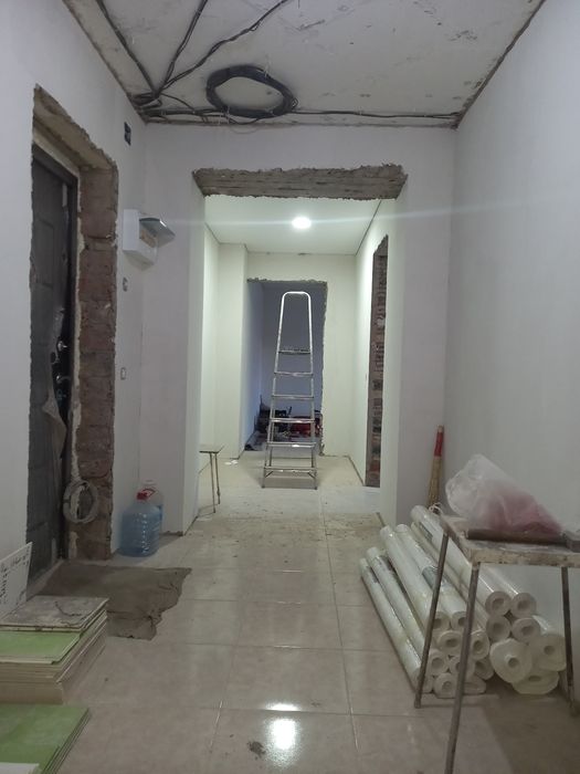 Шпатлёвка,обои...