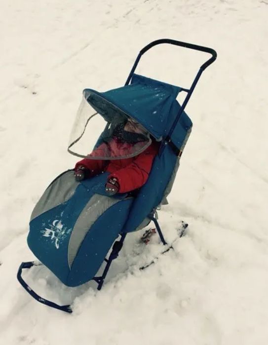 Санки- коляска.Для детей до 3-х лет