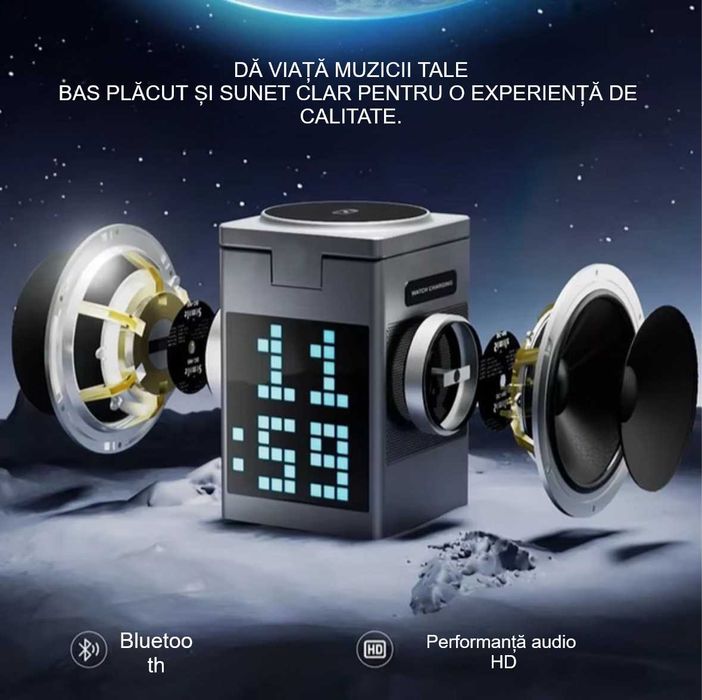 Încărcător Wireless 6 în 1 – Stație de încărcare 6in1 | GAMYS