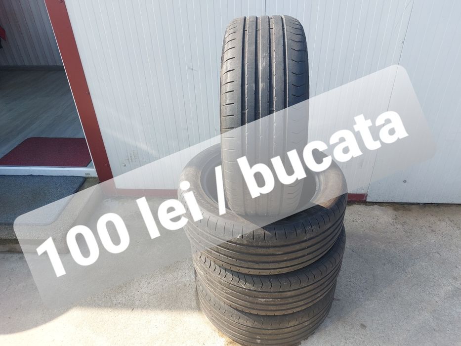 100 lei bucata! Set anvelope de vara 225 55 17 Fulda