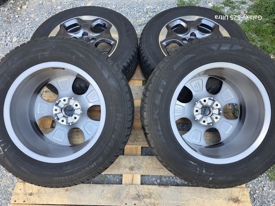 Лети джанти 16ки 5х110 Jeep + зимни гуми 215/65/16 Falken