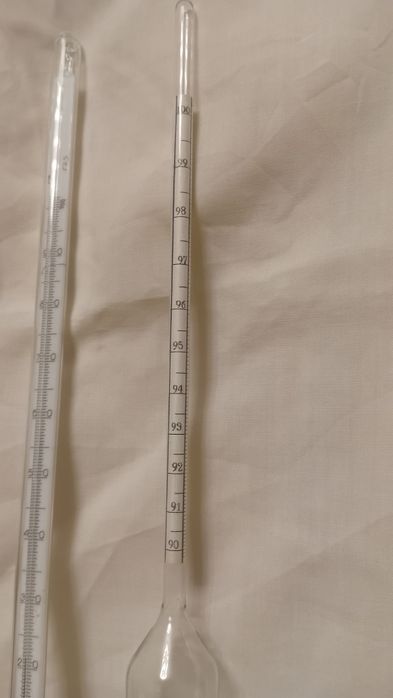 Спирт улчидиган термометр ва колба 1 литр