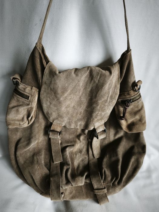 Винтидж чанта естествена кожа