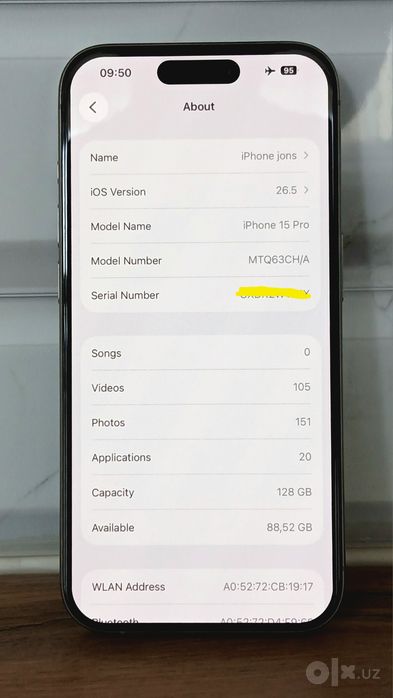 Iphone 15 pro 128GB