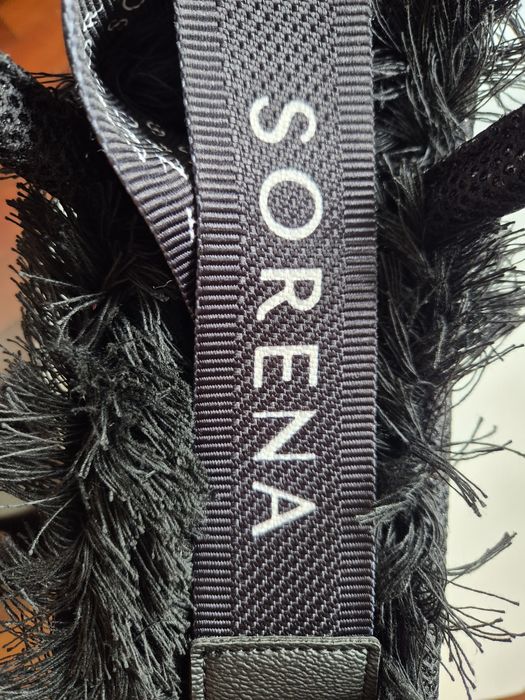 Текстилна черна чанта SORENA