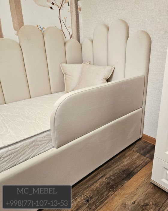 Детская угловая кровать с матрасом