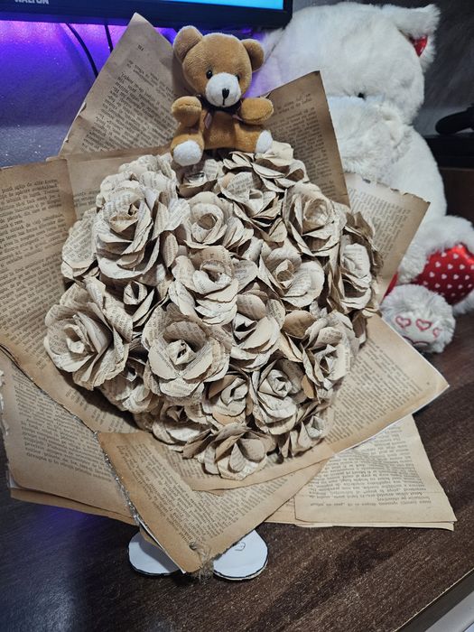 Cadoul perfect pentru Valentine's day: Flori din Hartie handmade