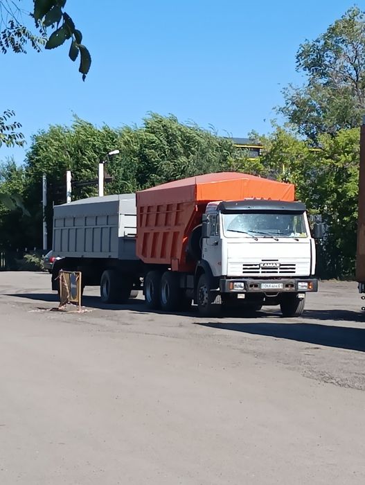 Услуги КамАЗ с прицепом и без.