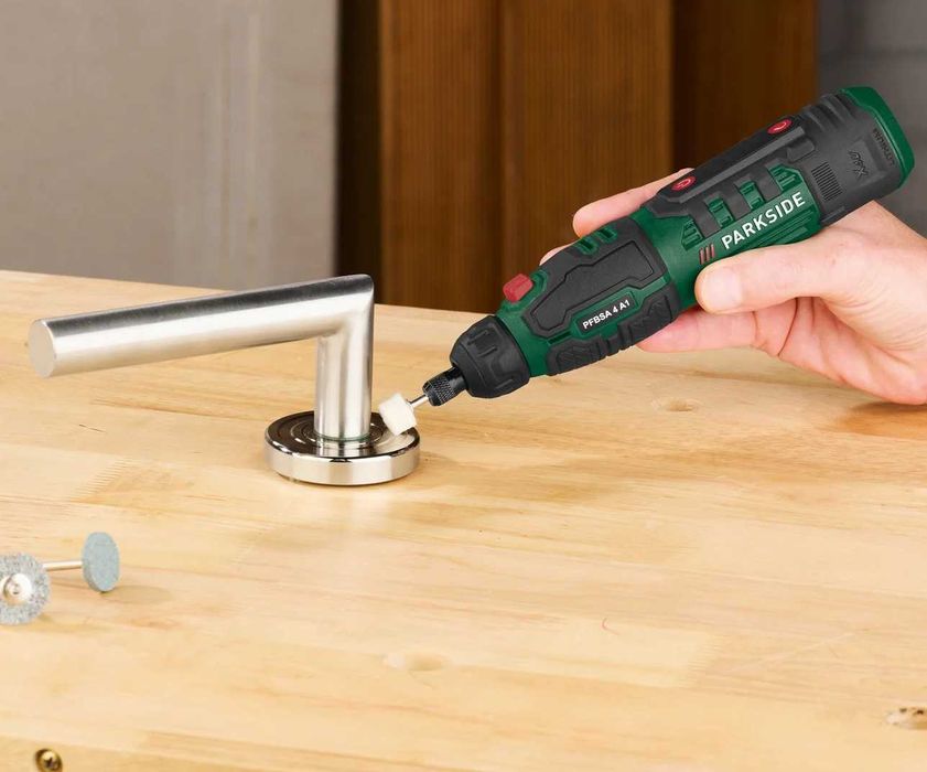 Мултишлайф акумулаторен дремел 4 в 1, 8 накрайника гравиране PFBSA4 A1