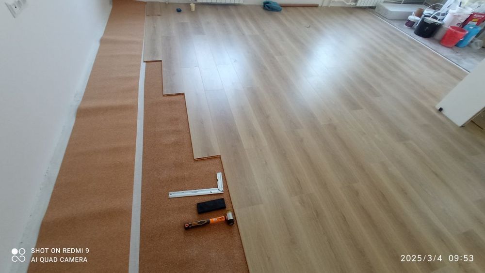 Укладка ламината, таркета .Мастер.