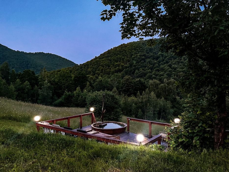 Cabana de inchiriat cu PISCINA INCALZITA si CIUBAR Valea Ierii-Baisoar