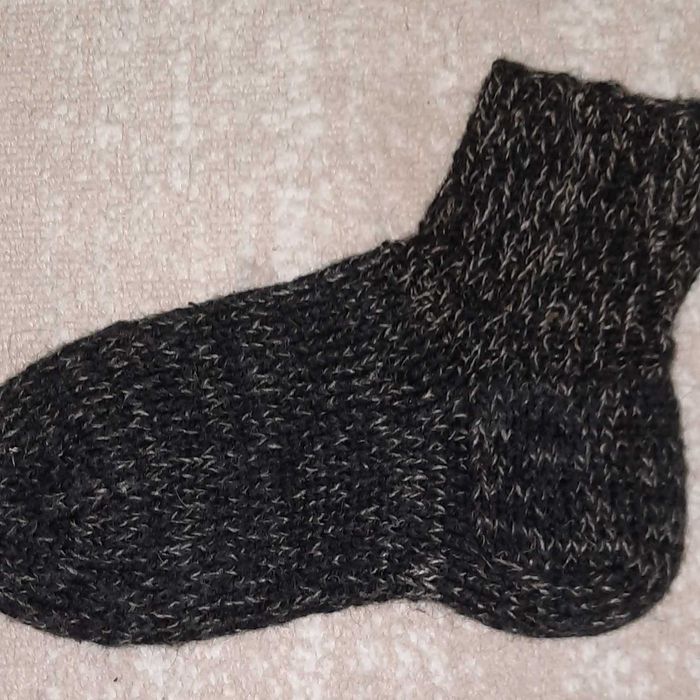 носки вязаные тёплые .