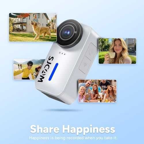 Нова Водоустойчива 4K камера с 6-осна стабилизация 64GB памет зуум