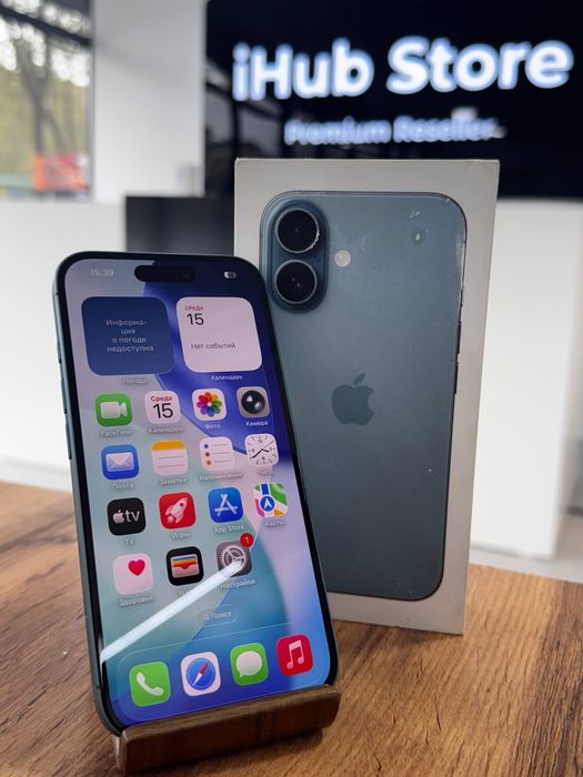 Айфон16•128гб/96%көк