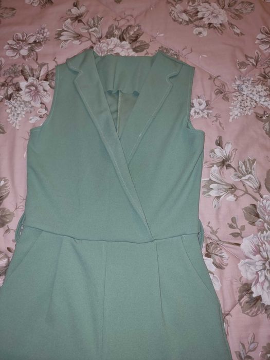 Дамски гащеризон, цвят мента, размер XS