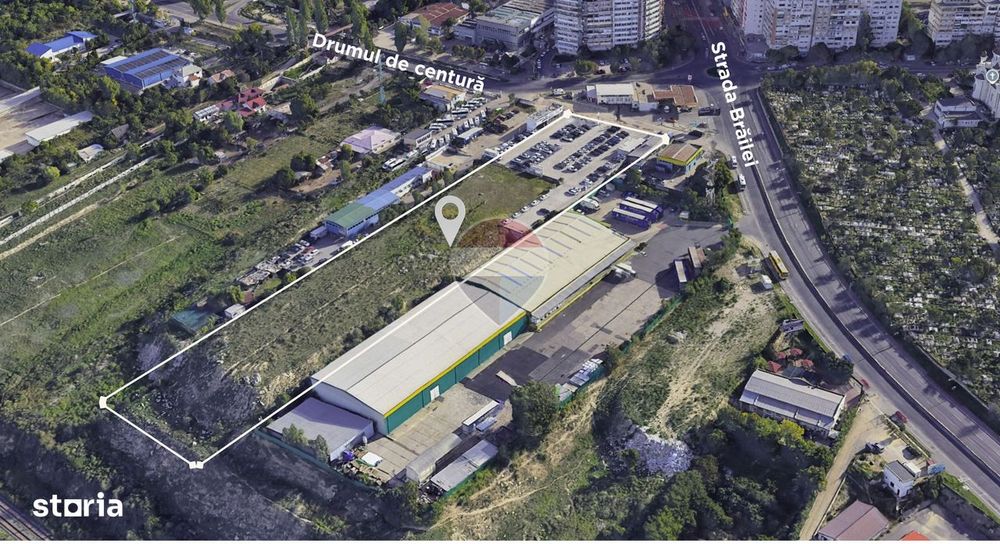 Teren intravilan de vanzare 12.500 mp la Drumul de Centura Galați