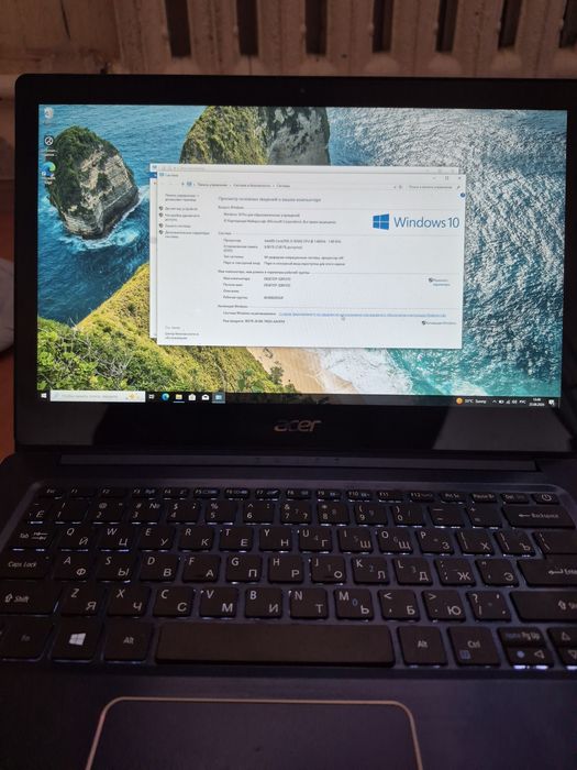 Ультрабук Асер Core i5-8250 Ssd 256/8Gb