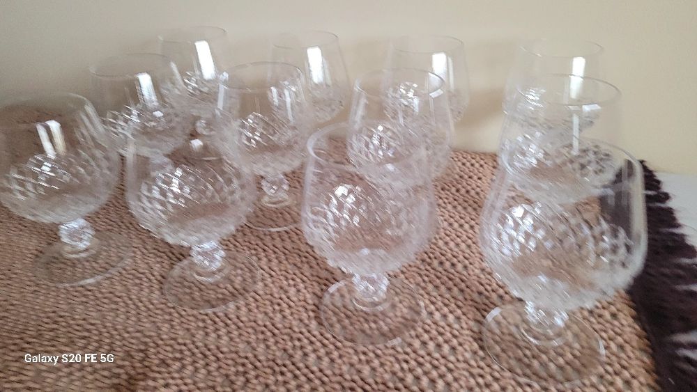 Винтидж френски кристални чаши VMC Reims