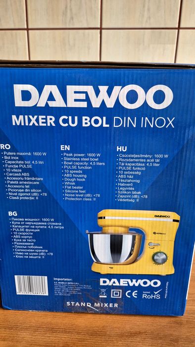 Mixer cu bol Daewoo Ultramix DHM1