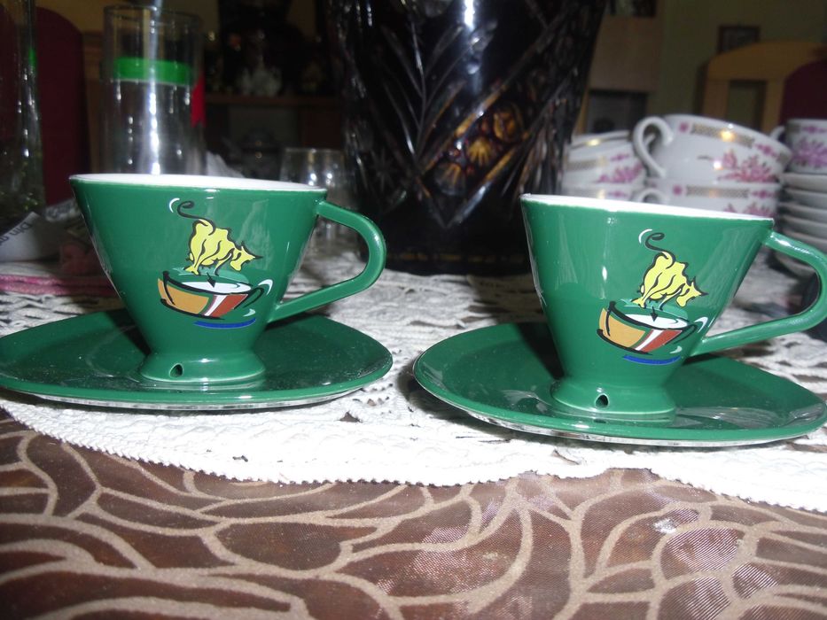 set 2 cesti micute cu logo