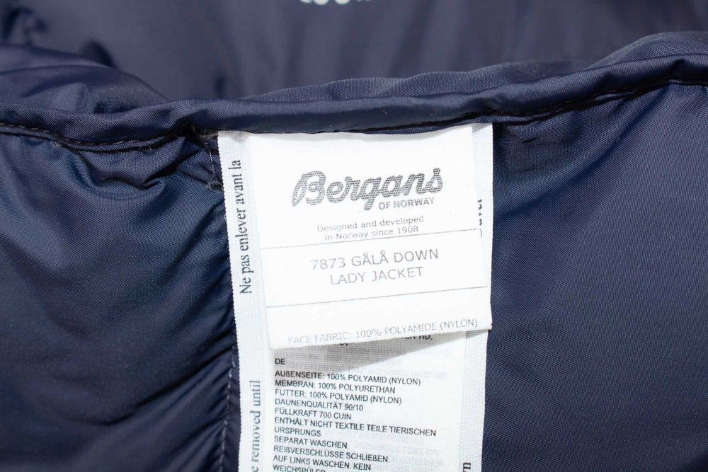 Bergans of Norway Gala дамско пухено яке синьо пълнеж пух и пера L