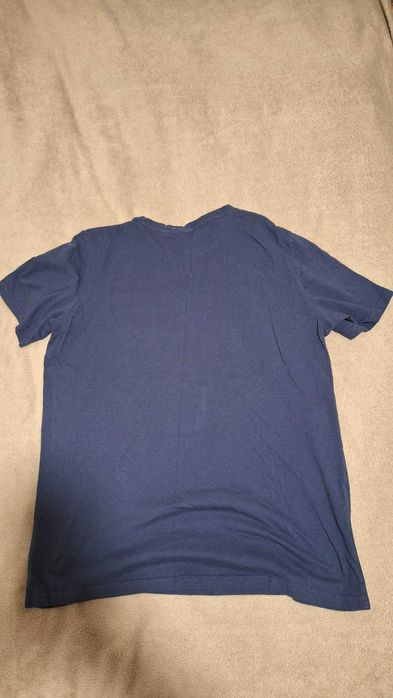 Синя памучна тениска SMOG – размер L