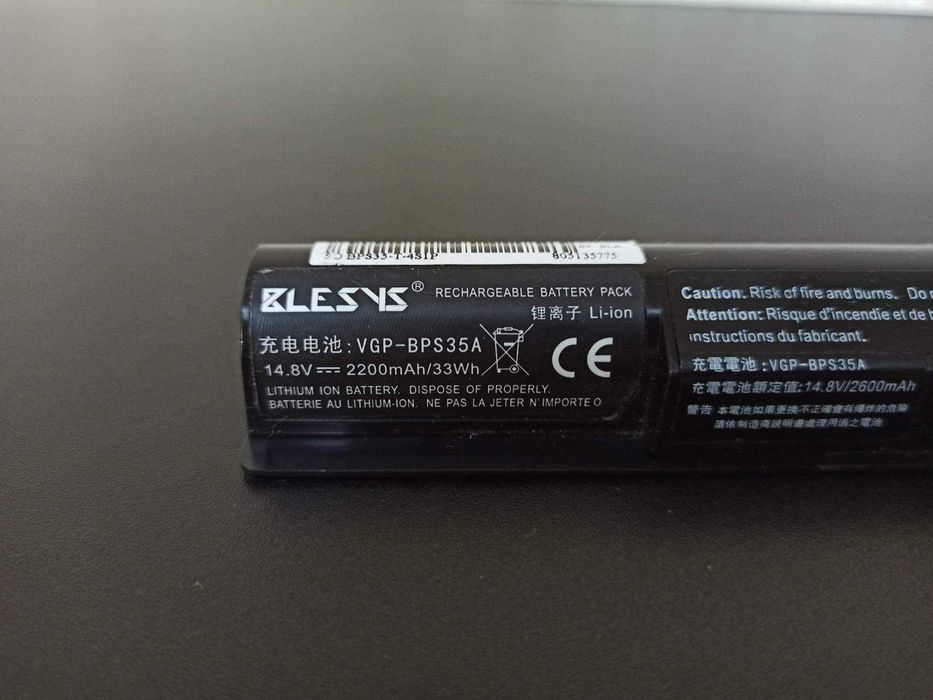 Baterie acumulator VGP-BPS35A laptop sony vaio 2200mah