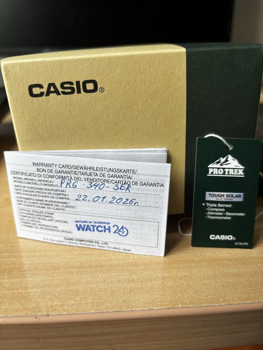 Часовник Casio Pro Trek PRG-340-3ER