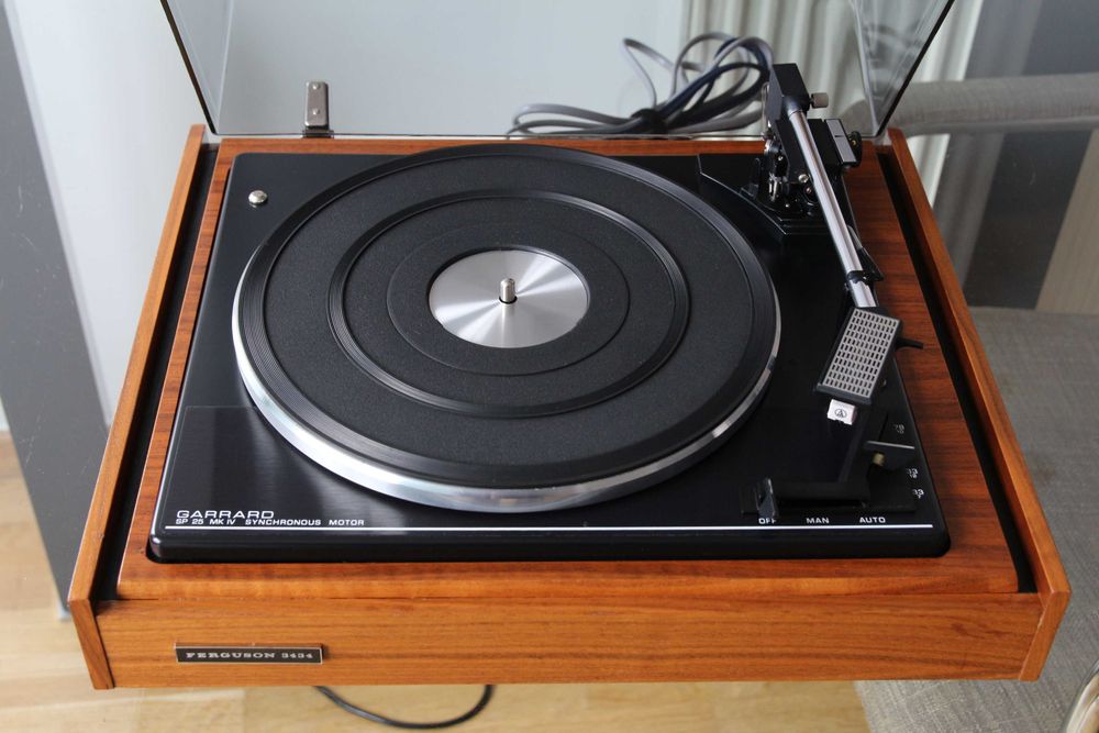 Pick-up Garrard SP 25 MK IV in plinta Ferguson 3434 complet revizuit.