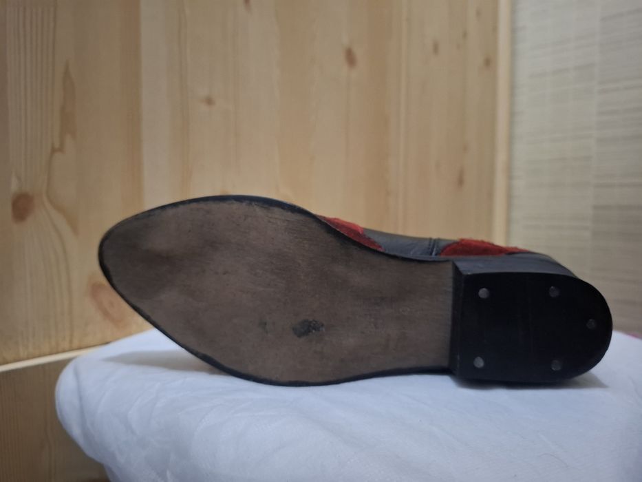 Сапоги кожаные утеплённые