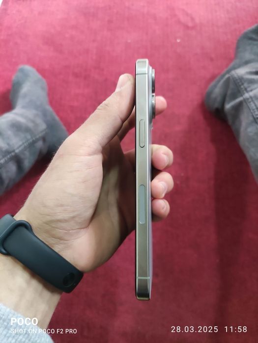 iPhone 15 Pro Max Natural 256Gb 96% LL/A ideal. Obmen faqat 16Pro Maxg