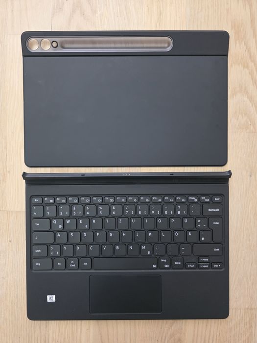 Husă Samsung Book Keyboard (EF-DX815) pentru Galaxy Tab S9+ / S9 FE+ , layout german (QWERTZ)