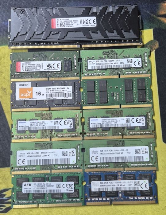 ОЗУ для ПК и ноутбука DDR4 DDR3L