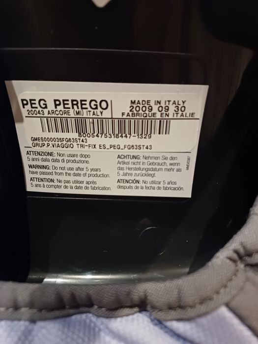 Столче за кола новородено Peg Perego primo Viaggio tri fix es