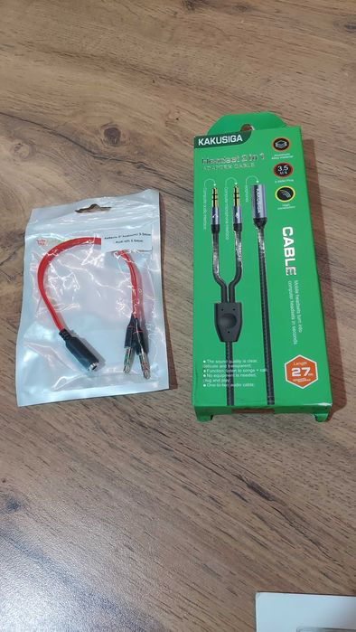 для наушников переходник из 1 на 2 jack микрофон и звук отдельно