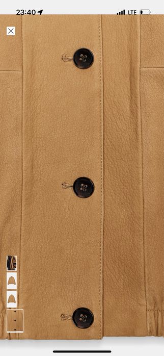 100% кожено бомбър яке ZW Collection – размер S, лимитирано