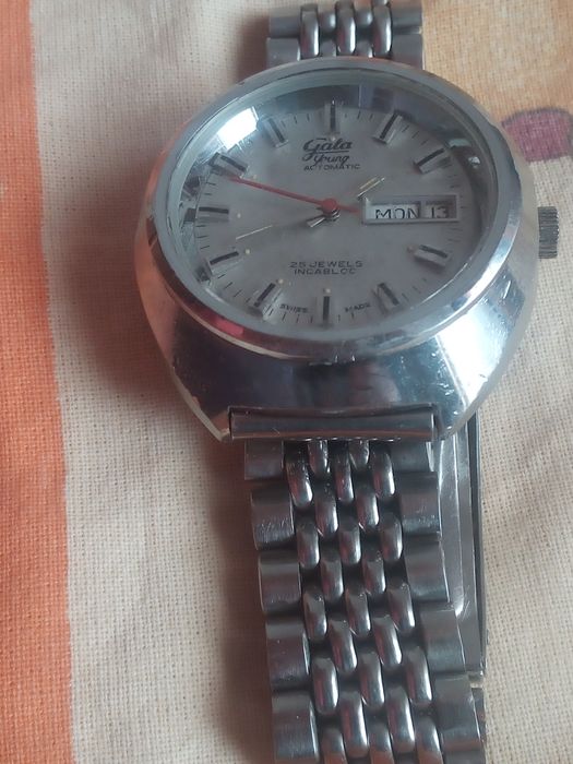 Ceas Galla Young automatic, data, zi, vitange